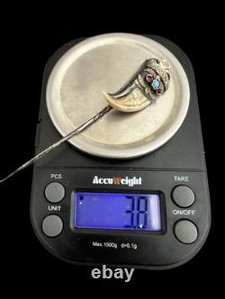 Vintage Silver Ethno Unisex Handmade Brooch Antique Collection