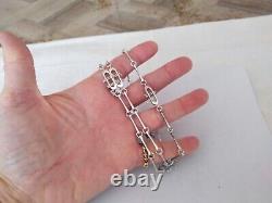 Vintage Silver Pendant Necklace O. P. Orlandini Modernist 60s 70s Rare