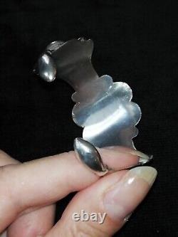 Vintage Solid Silver Bracelet Turkish Kazakh Traditional Art Creator