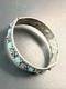 Vintage Solid Silver Gourmette Bracelet Ethnic Ball Bangle Chain