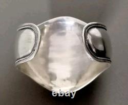 Vintage Sunstone Cuff Bracelet Set in Solid Silver