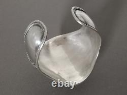Vintage Sunstone Cuff Bracelet Set in Solid Silver
