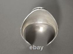 Vintage Sunstone Cuff Bracelet Set in Solid Silver