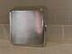 Vintage Silver Cigarette Case 925 Hallmark Lion Passant 180g. Art Deco