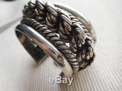 Wholesale Sterling Silver Bracelet Vintage Old Berber Africa Aures 176 Grs Ba11