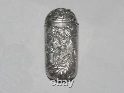 09J8 ANCIEN PYROGENE EN ARGENT MASSIF FIN XIXe