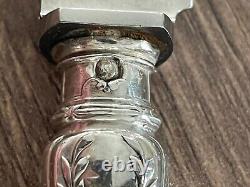 16 anciens couteaux à entremet en argent massif fourré poinçon minerve