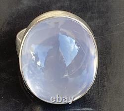 18Grs ancienne bague argent quartz bague argent massif bijoux ancien T60