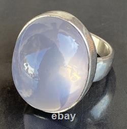 18Grs ancienne bague argent quartz bague argent massif bijoux ancien T60