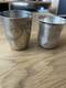 2 Ancienne Timbales En Argent Massif Minerve