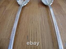 2 Couverts De Service Anciens Argent Massif Minerve Decor Louis XV