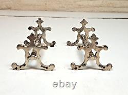 2 Porte Couteaux Anciens Argent Massif Anglais Solid Silver Victorian