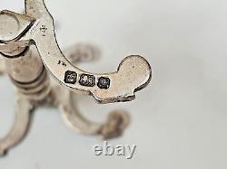 2 Porte Couteaux Anciens Argent Massif Anglais Solid Silver Victorian