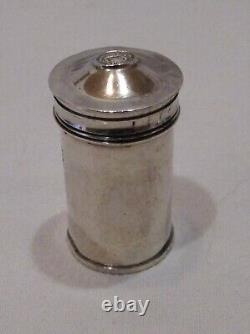 AMPOULE AUX SAINTES HUILES ANCIENNE 19ème ARGENT MASSIF / silver holy oil box