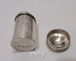 AMPOULE AUX SAINTES HUILES ANCIENNE 19ème ARGENT MASSIF / silver holy oil box