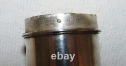 AMPOULE AUX SAINTES HUILES ANCIENNE 19ème ARGENT MASSIF / silver holy oil box