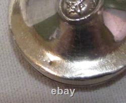AMPOULE AUX SAINTES HUILES ANCIENNE 19ème ARGENT MASSIF / silver holy oil box