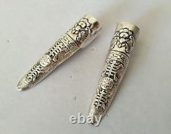ANCIENNES BAGUE PROTÈGE ONGLE ARGENT MASSIF Chinese sterling silver nail guard