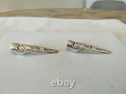 ANCIENNES BAGUE PROTÈGE ONGLE ARGENT MASSIF Chinese sterling silver nail guard