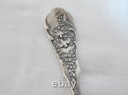 ANCIENNE Cuillère PUNCH ARGENT MASSIF Poinçonnée Minerve 1 Titre Décor D'OISEAUX