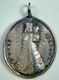 Ancienne M&Eacute;daille Religieuse En Argent Massif Nd Loreto Sirolo Italie Xvii&egrave;me