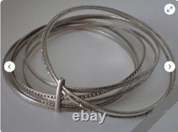 ANCIEN Bracelet Semainier en Argent massif 40 grs. GRAND model. MAGNIFIQUE