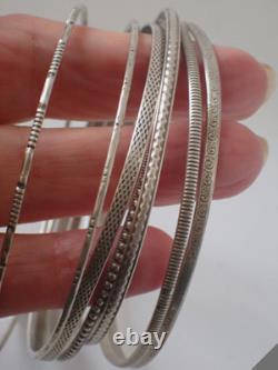 ANCIEN Bracelet Semainier en Argent massif 40 grs. GRAND model. MAGNIFIQUE