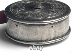 ANCIEN Mètre Ruban Couture Argent Massif ANTIQUE Sterling Silver sewing meter