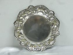 ANCIEN PLAT PLATEAU ASSIETTE ARGENT MASSIF POINÇONS PORTUGAIS 172 grammes