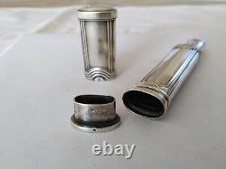 ANCIEN SCEAU ÉTUI A CIRE ARGENT MASSIF RISLER & CARRÉ silver seal
