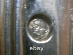 ARGENT MASSIF AU COQ 539 gr ANCIEN 6 COUVERT CUILLERE FOURCHETTE FILET CONTOUR