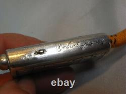 Amadou Ancien Briquet Pyrogène Argent Massif 84 Russe Daté 1888 Silver Lighter