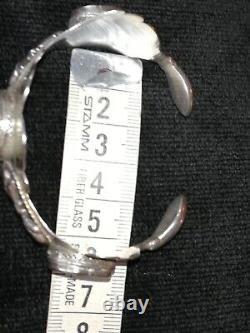 Ancien Bracelet Argent Massif créateur art traditionnel Turque kazakh