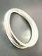 Ancien Bracelet Gourmette En Argent Massif Silver Maille Jonc Art Moderniste