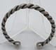 Ancien Bracelet Artisanal En Argent Massif