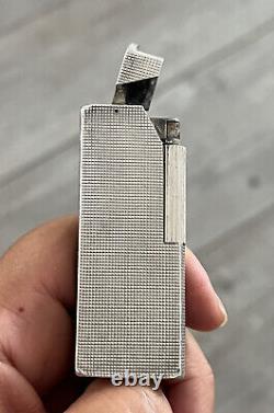 Ancien Briquet DUNHILL en Argent Massif