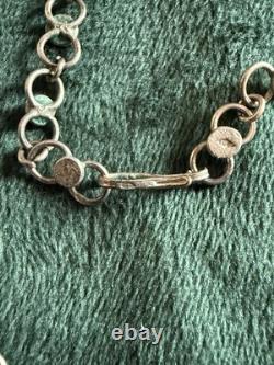 Ancien Collier Berbère Argent Massif Et Email Collier Argent Kabyle Poinçons