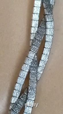 Ancien Collier Ras De Coup En Argent Massif 925