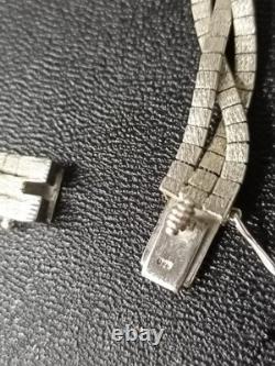 Ancien Collier Ras De Coup En Argent Massif 925