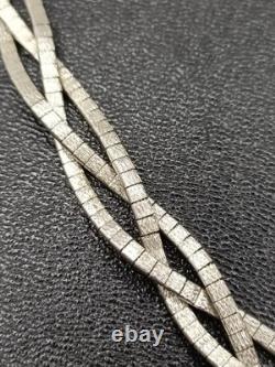 Ancien Collier Ras De Coup En Argent Massif 925