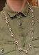 Ancien Collier Orfèvre Argent Massif 100gr French Vintage Goldsmith Moderniste