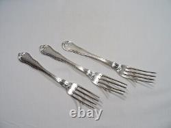 Ancien Couvert 3 Fourchettes Cosson Corby Argent Massif Sterling Silver Fork