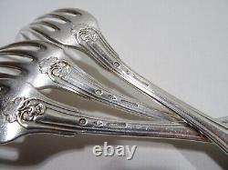 Ancien Couvert 3 Fourchettes Cosson Corby Argent Massif Sterling Silver Fork