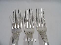 Ancien Couvert 3 Fourchettes Cosson Corby Argent Massif Sterling Silver Fork