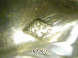 Ancien Couvert Couteau Pelle A Tarte Argent Massif Guilloche Minerve M O