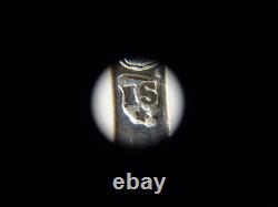Ancien Couvert Cuillere Fourchette Argent Massif Rotterdam Pays Bas XVIII Eme