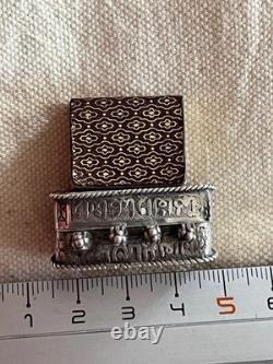 Ancien Etui Argent Avec Son Coran Antique Islamic Silver Amulet Box + Its Coran