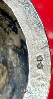 Ancien Flacon A Khol En Argent Massif Poinçonné Algérie Afrique Du Nord