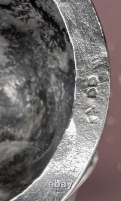 Ancien Flacon A Khol En Argent Massif Poinçonné Algérie Afrique Du Nord