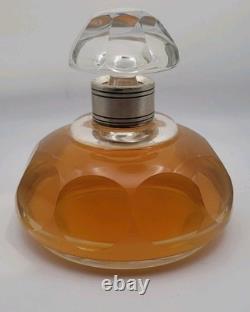 Ancien Flacon de Parfum Baccarat Col Argent Massif Début XXe Jamais Ouvert